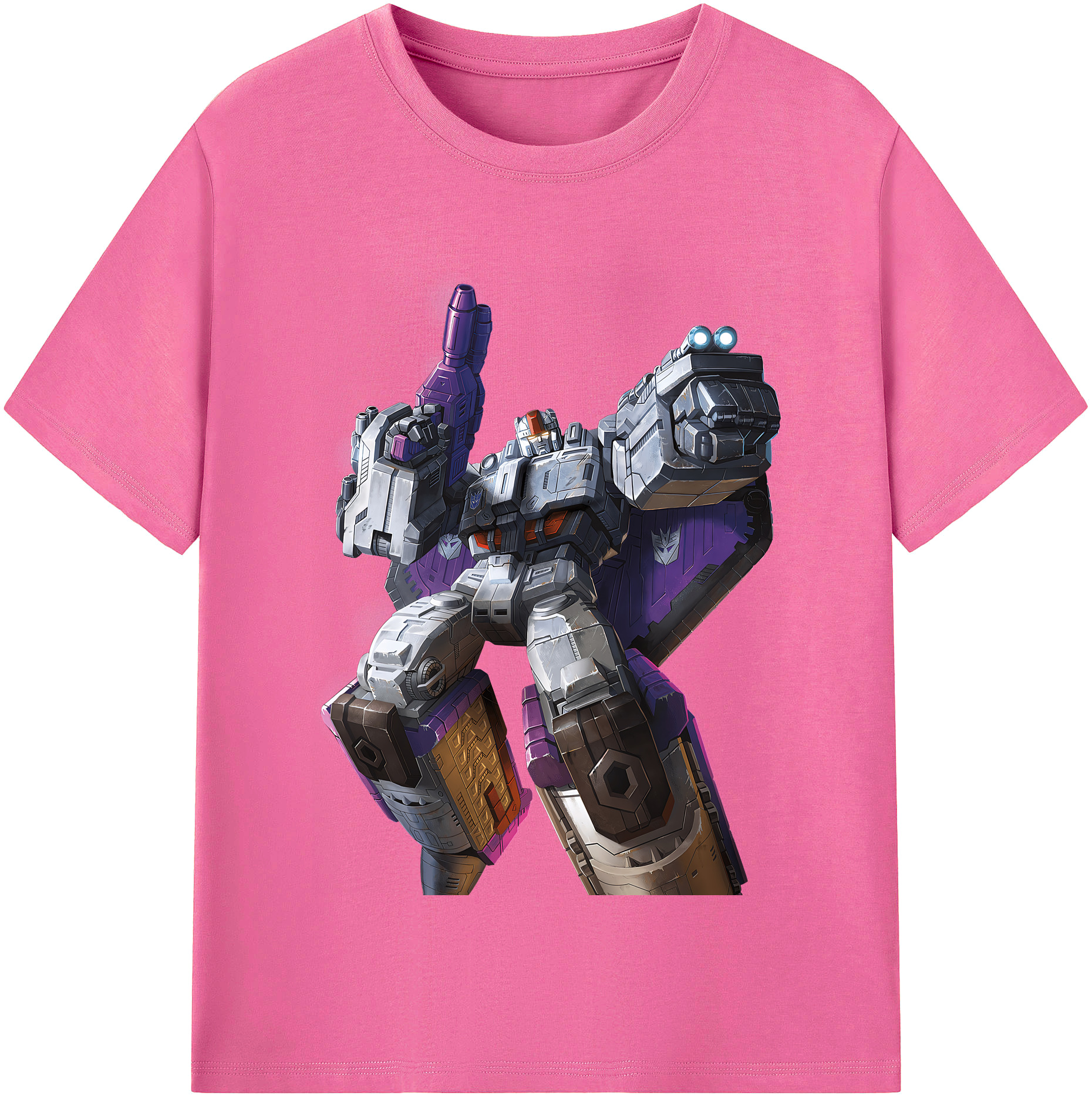 （画像用） Transformers トランスフォーマー レディースカジュアルプリントTシャツ（綿100％）